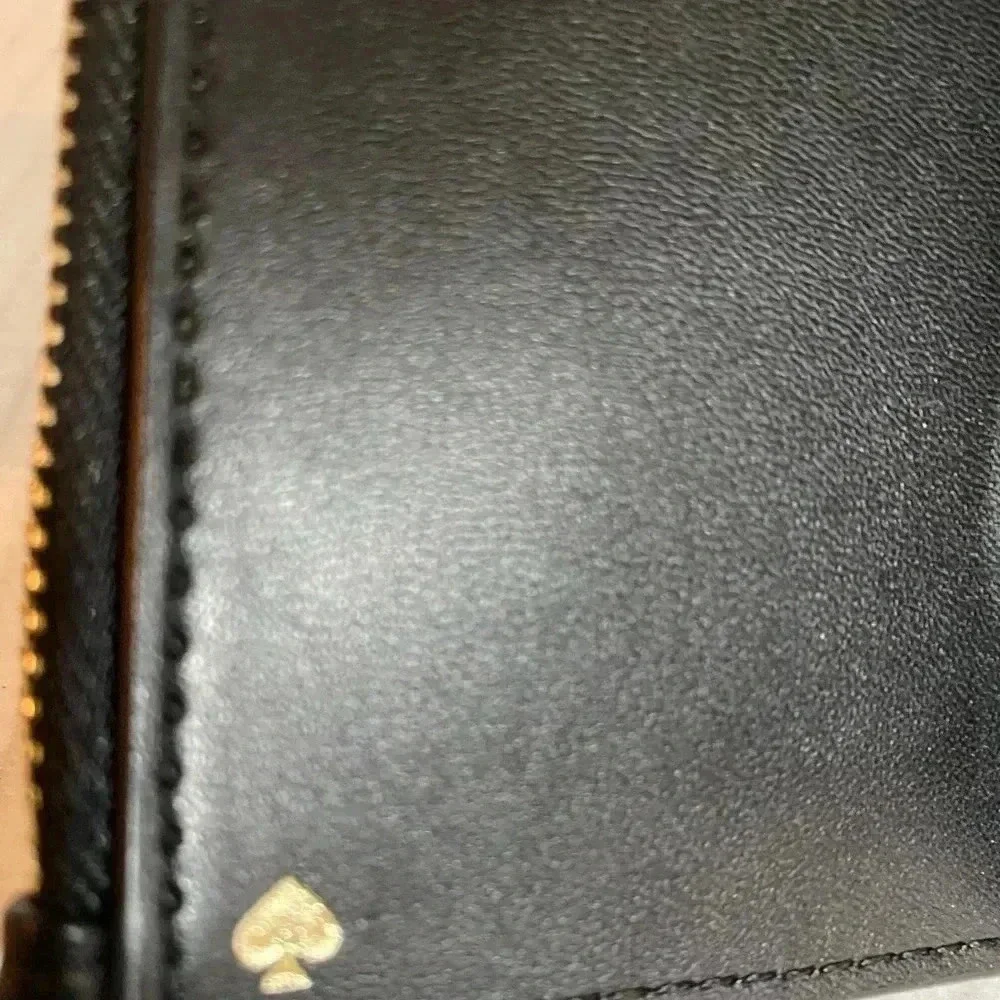 Kate spade black leather wallet